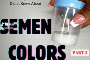 El color del semen